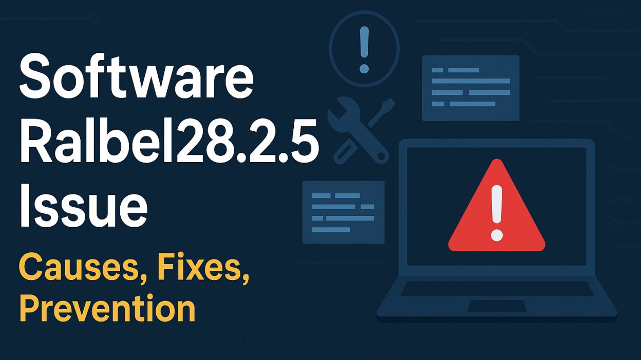 Fix Ralbel28.2.5 Software Issues Quickly