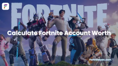Calculate Fortnite Account Worth