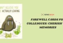 Online Farewell card