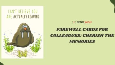 Online Farewell card