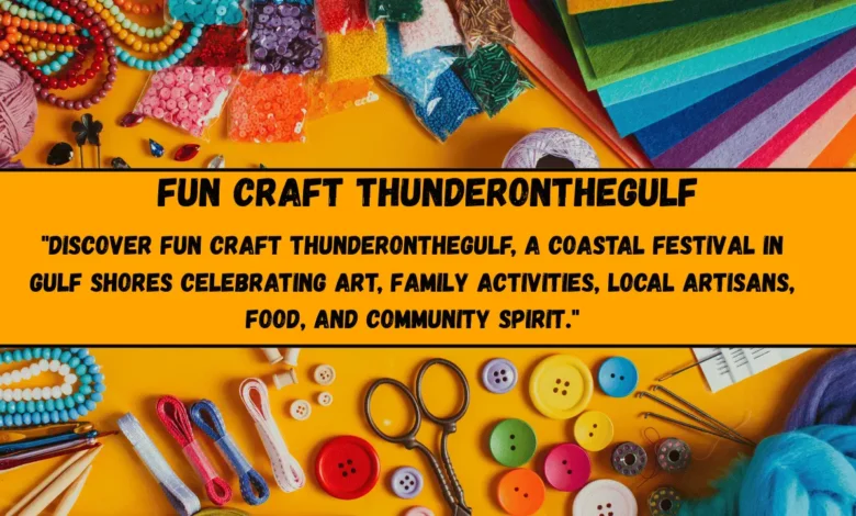 Fun Crafts at Thunder on the Gulf: Coastal Creativity